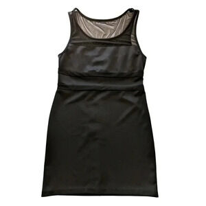 B. DARLIN Black Sheath Cocktail Dress Size 15 16